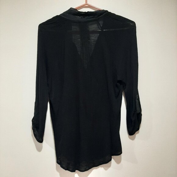 Anthropologie Tiny embroidered silk blouse - Picture 2 of 10